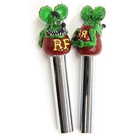 Mooneyes Door Lock Knobs - Rat Fink- RAF322GR