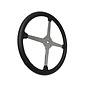 Limeworks Sprint Steering Wheel - 15" Black Leather - 4 Spoke/No Holes - ST3018