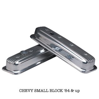 Mooneyes Valve Covers - Chevy Small Block '84-Up - Mooneyes - MP659