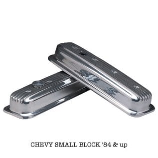 Mooneyes Valve Covers - Chevy Small Block (Center Bolt) '84-Up - Mooneyes - MP659