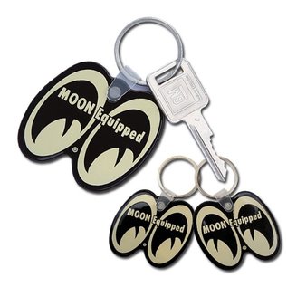 Mooneyes Key Chain - Moon Equipped - Black