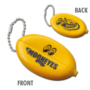 Mooneyes Key Chain - Mooneyes Yellow Oval Coin Case