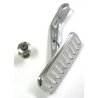 Lokar Billet Drive By Wire Pedal Only -  Ball Milled Billet - XL - DBW-6010