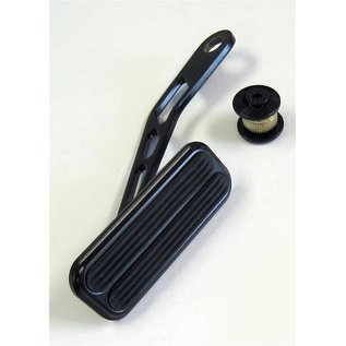 Lokar Drive By Wire Steel Throttle Pedal With Rubber Inserts