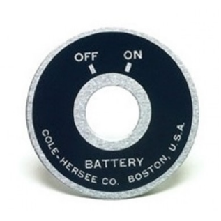 Affordable Street Rods Battery Disconnect Switch Plate