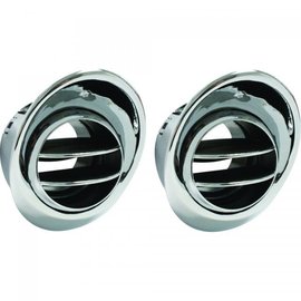 Vintage Air 1966-67 Chevelle W/O Factory Air Outside Astro Vent Louvers (Pair) - 493062