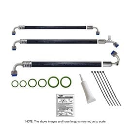Vintage Air 1968-72 Oldsmobile Cutlass W/O Factory Air SureFit™ Standard Barrier Modified Hose Kit - 521075