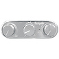 Vintage Air Gen IV & 5 ProLine Control - 3-Knob Oval - Horizontal