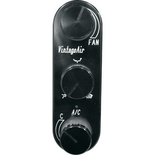 Vintage Air Gen IV ProLine Control - 3-Knob Oval - Vertical