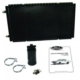 Vintage Air 70-74 Barracuda/Cuda/Challenger W/ Factory Air Gen IV SureFit™ Condenser Kit W/ Drier - 051073-EDA