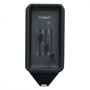 Vintage Air 1964-66 Chevrolet Pickup SureFit™ Control Panel Kit - Black Anodized - 473276