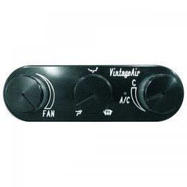 Vintage Air 61-66 F-100 Gen IV & 5 SureFit™ Control Panel Upgrade Kit Black Anodized - 491645