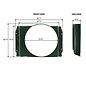 Vintage Air 1961-65 Ford F-100 Fan Shroud Kit V8 - 370164