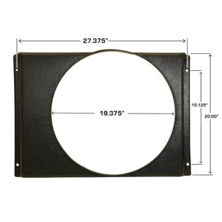 Vintage Air 1961-64 F-100 Fan Shroud Kit 6-Cylinder - 370165