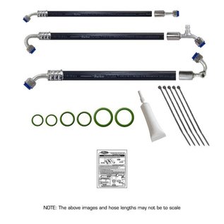 Vintage Air 1968-83 FJ40 Land Cruiser SureFit™ Standard Barrier Modified Hose Kit - 541211