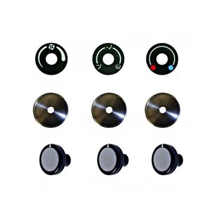 Vintage Air 1968-83 FJ40 Land Cruiser SureFit™ Control Panel Knob Upgrade Kit - 471201