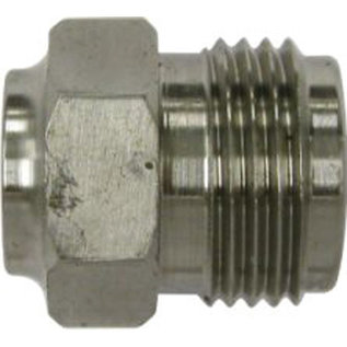 Vintage Air Stainless #8 Male Weld-on O-ring Nut - 36255-MPA