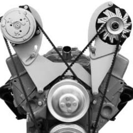 Vintage Air Small Block Chevy Short Water Pump Extra Clearance Top-Mount Driver Side Alternator Bracket 15800-VCB