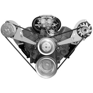 Vintage Air Small Block Chevy Long Water Pump Side Mount Driver Side Alternator Bracket - 15839-VCB