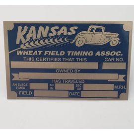 Roadster Pilot G4 Vin Tag - Kansas Timing Association
