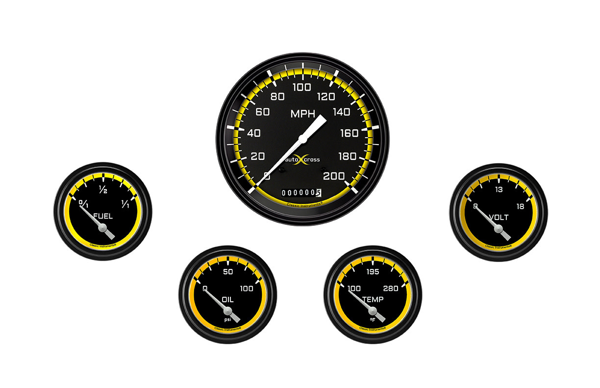 Classic Instruments Hot Rod Fuel 0-90 2-5/8 Short Sweep Classic Instruments Hot Rod Fuel 0-90 2-5/8 Short Sweep