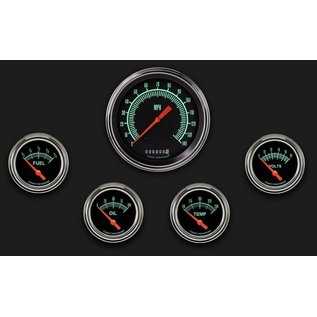 Classic Instruments 5 Gauge Set - 4 5/8” Speedo, 2 5/8” Short Sweep FOTV - G-Stock Series