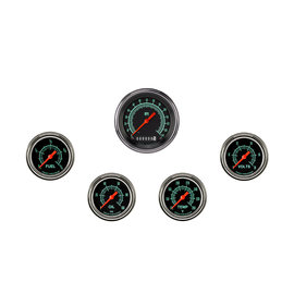 Classic Instruments 5 Gauge Set - 3 3/8" Speedo, 2 5/8” Full Sweep FOTV - G-Stock Series