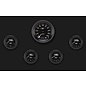 Classic Instruments 5 Gauge Set - 3 3/8" Speedo, 2 1/8" Short Sweep FOTV - Moal Bomber Series - MA00BLF