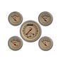 Classic Instruments 5 Gauge Set - 3 3/8" Ultimate Speedo, 2 1/8" Short Sweep FOTV - Vintage Series -VT35SLF