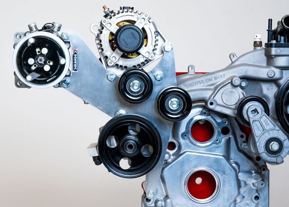 AC/Alt/PS Brackets for L83/L86 Truck 508/709 Compressor Include