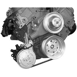 Vintage Air Big Block Chevy Short Water Pump Low-Mount Passenger Side Compressor Bracket - 15136-VCB