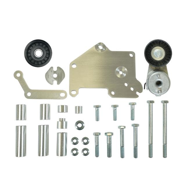 Chevy Truck LS A/C Bracket Kit - 141828 - Affordable Street Rods Chevy Truck LS A/C Bracket Kit - 141828 - Affordable Street Rods