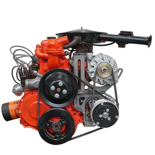 Vintage Air 1963-84 Chevy 230/250 6-Cylinder Driver-Side Top-Mount Alternator and Bottom Mount Compressor Bracket Kit- 146037