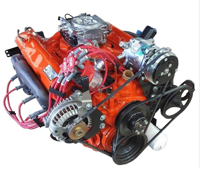 Mopar 383 - 440 Compressor and Alternator Mount Bracket - with Power