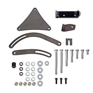Vintage Air 1955-62 Chevy 235 6-Cylinder Driver-side Top-Mount Alternator/Bottom-Mount Compressor Bracket Kit - 15284-VCB