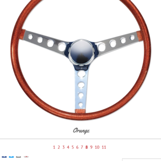 Mooneyes Mooneyes Original California Flake Finger Grip Steering Wheel