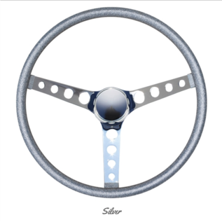 Mooneyes  15" Mooneyes California Metal Flake Finger Grip Steering