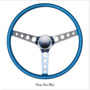 Mooneyes  15" Mooneyes California Metal Flake Finger Grip Steering