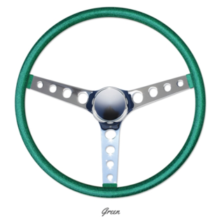 MOONEYES California l Flake ステアリング California Metal Flake Steering Wheels 33cm(13