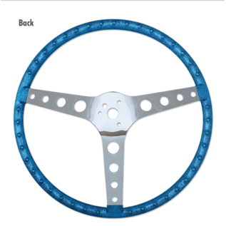 Mooneyes  15" Mooneyes California Metal Flake Finger Grip Steering