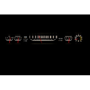 Dakota Digital 68-70 Mopar B-Body: Coronet, Belvedere, Satellite and Road Runner Instruments - RTX-68D-STD-X