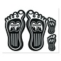 Mooneyes MOON Surfer Gas Pedal Decal - ME 38S