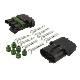 Painless Performance 3 Circuit Male & Female Weatherpack Kit (1 ea.) - 70403