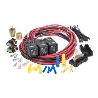 Painless Performance Dual Fan-Dual Activation Fan Relay Kit - 185°F On/175°F Off) - 30117