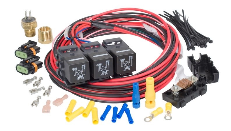 Painless Performance Dual Activation/Dual Fan Relay Kit (On 185/Off 175) 30117 Painless Performance Dual Activation/Dual Fan Relay Kit (On 185/Off 175) 30117