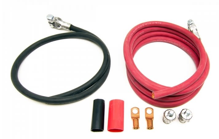 Painless Performance Battery Cable Kit (8' Red & 8' Black Cables) 40107 Painless Performance Battery Cable Kit (8' Red & 8' Black Cables) 40107