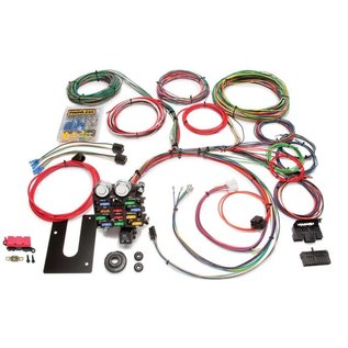 Painless Performance Classic Customizable Chassis Harness - GM Keyed Column - 21 Circuits - 10101