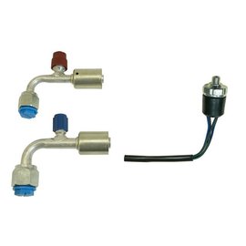 Vintage Air Male Trinary Switch Kit with 90° Compressor Fittings - 110061