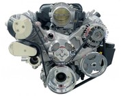 GM LS & LT1 Front Runner Kits With Cast Integrated Cartridge -Style Water Pumps