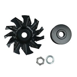 Vintage Air Black Alternator  Pulley & Fan Kit- 040001